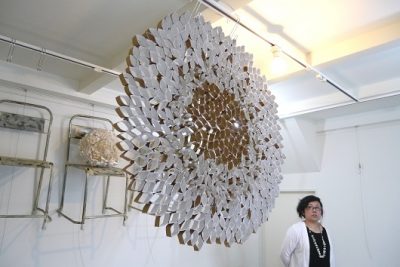 トイレットペーパー芯リサイクルアート山田ゆか